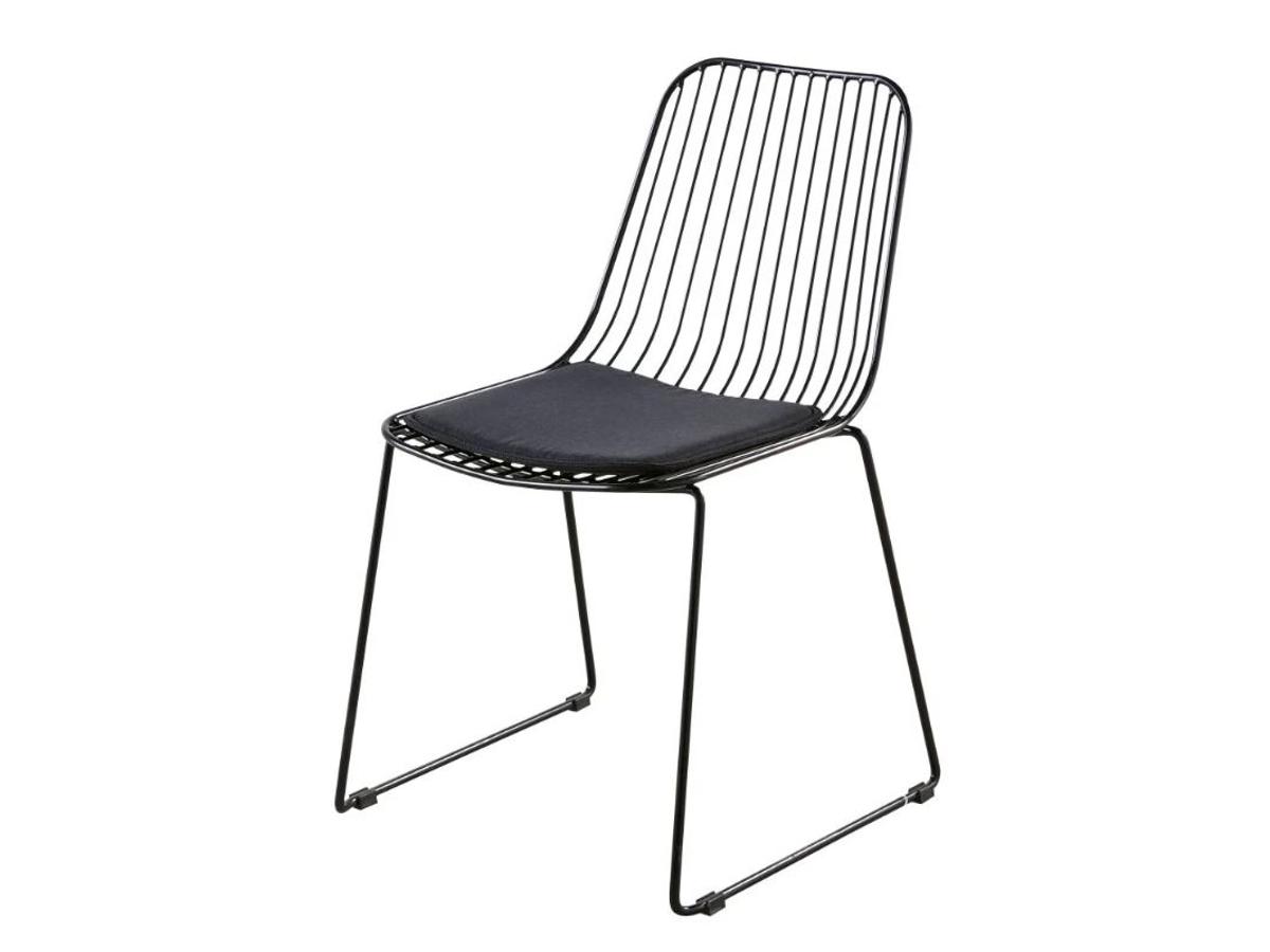 Chaise HOSHI métal noir avec placet OCCASION adopte un bureau