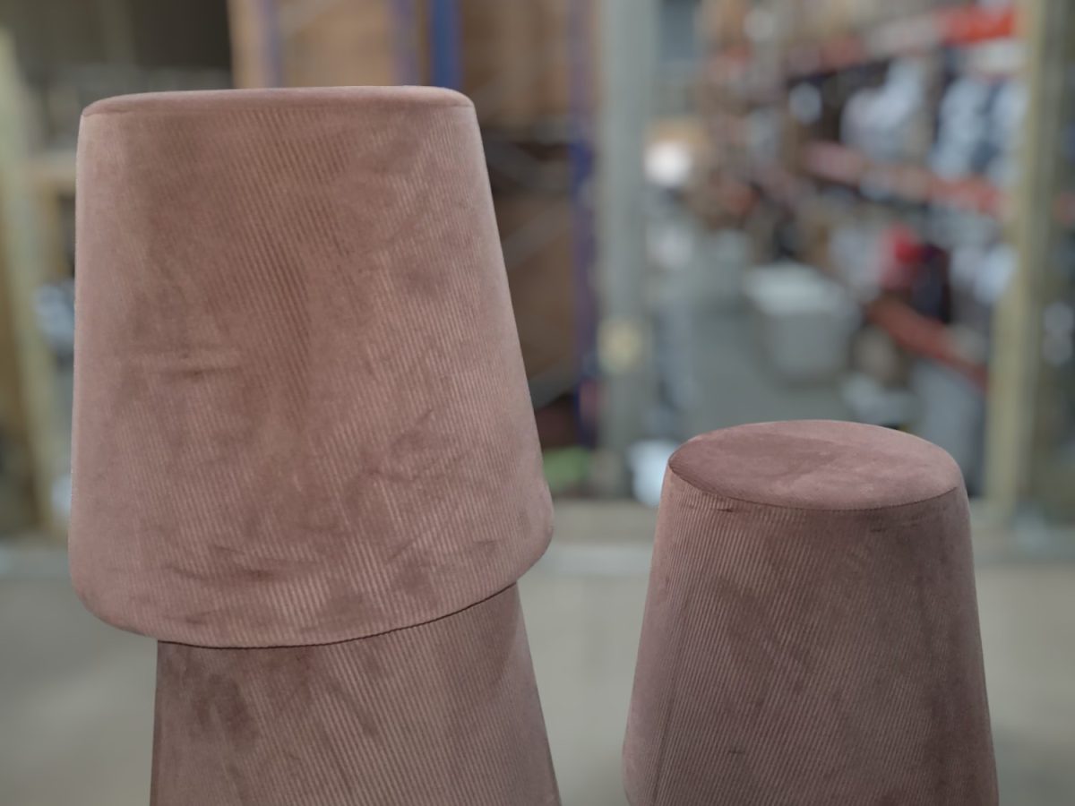 Pouf vieux rose DESIR - OCCASION – Image 2