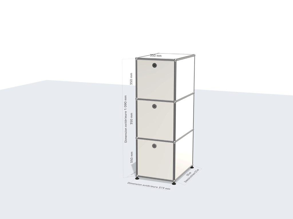 35er Rohr Stange für USM Haller 350 Systemmaß 350er 350mm 35cm 35 cm Rohre mm
