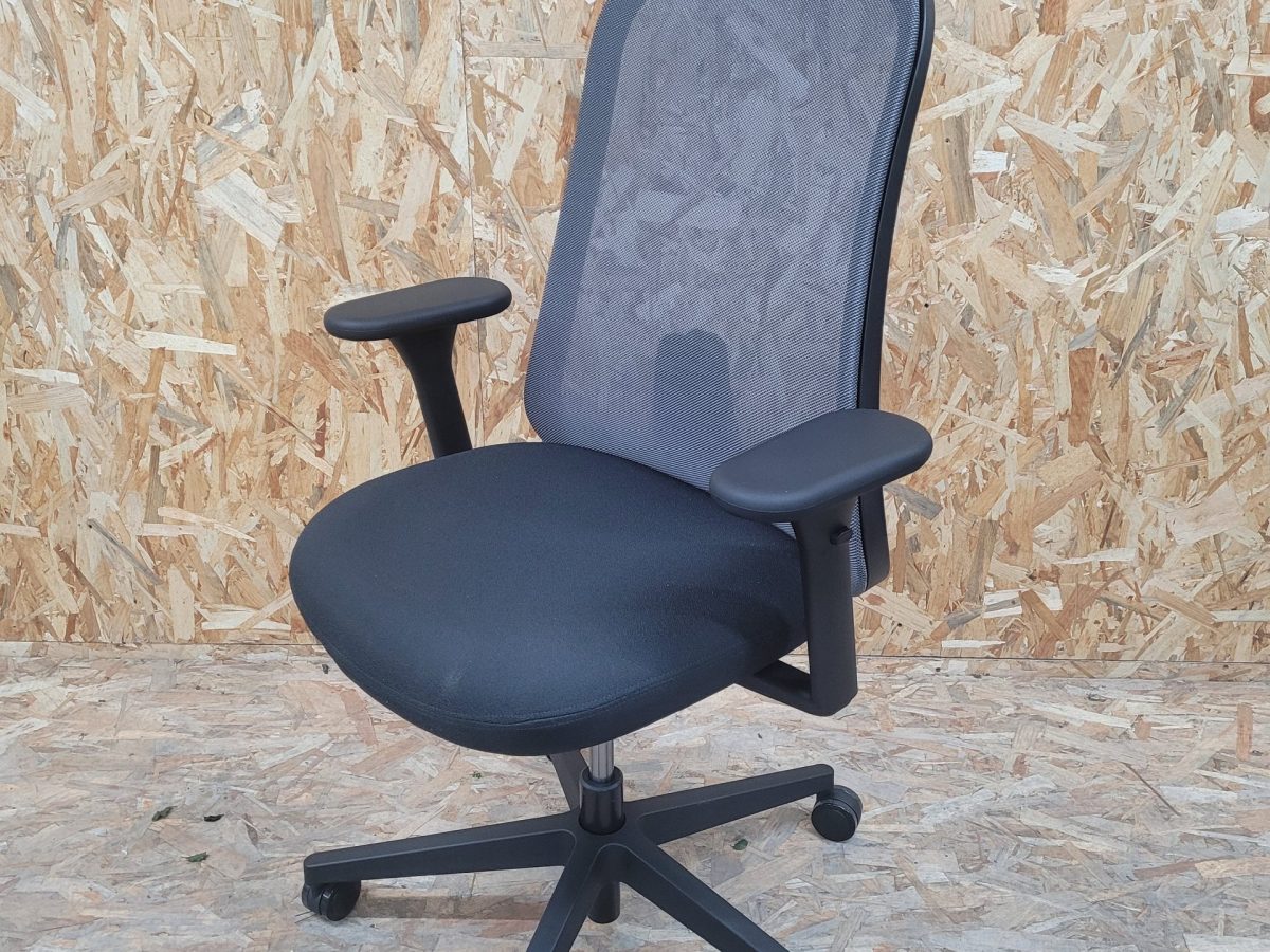 Fauteuil Herman Miller LINO Gris foncé/Noir/Noir - NEUF – Image 3