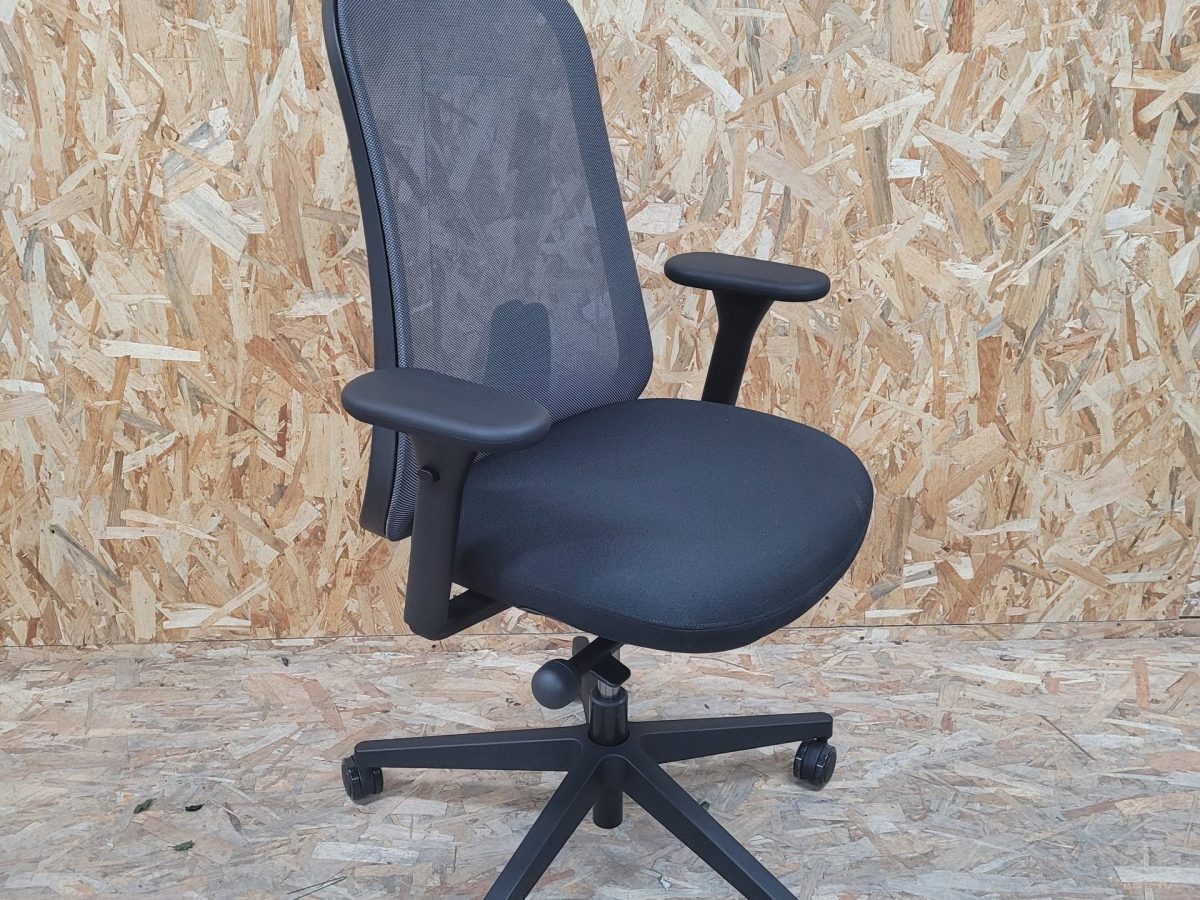 Fauteuil Herman Miller LINO Gris foncé/Noir/Noir - NEUF – Image 2