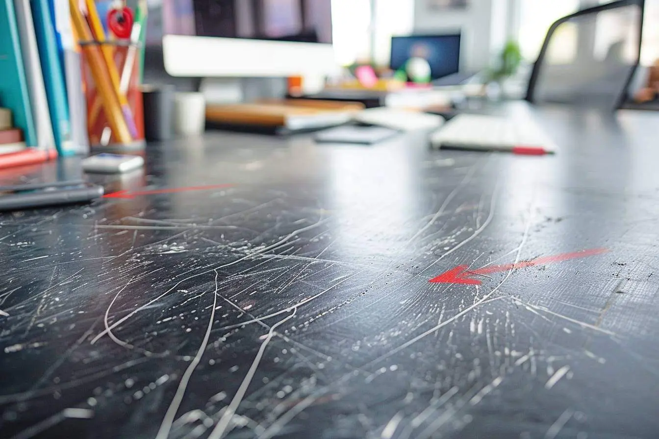 Comment prévenir les rayures sur les surfaces d’un bureau ergonomique d'occasion ?