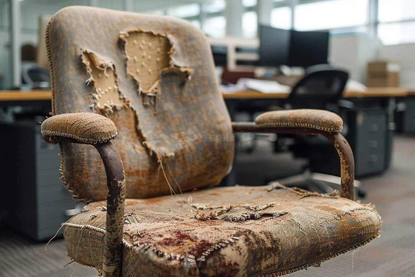 Les coutures lâches ou abîmées sont-elles un signe de détérioration du bureau d’occasion pour entreprise ?