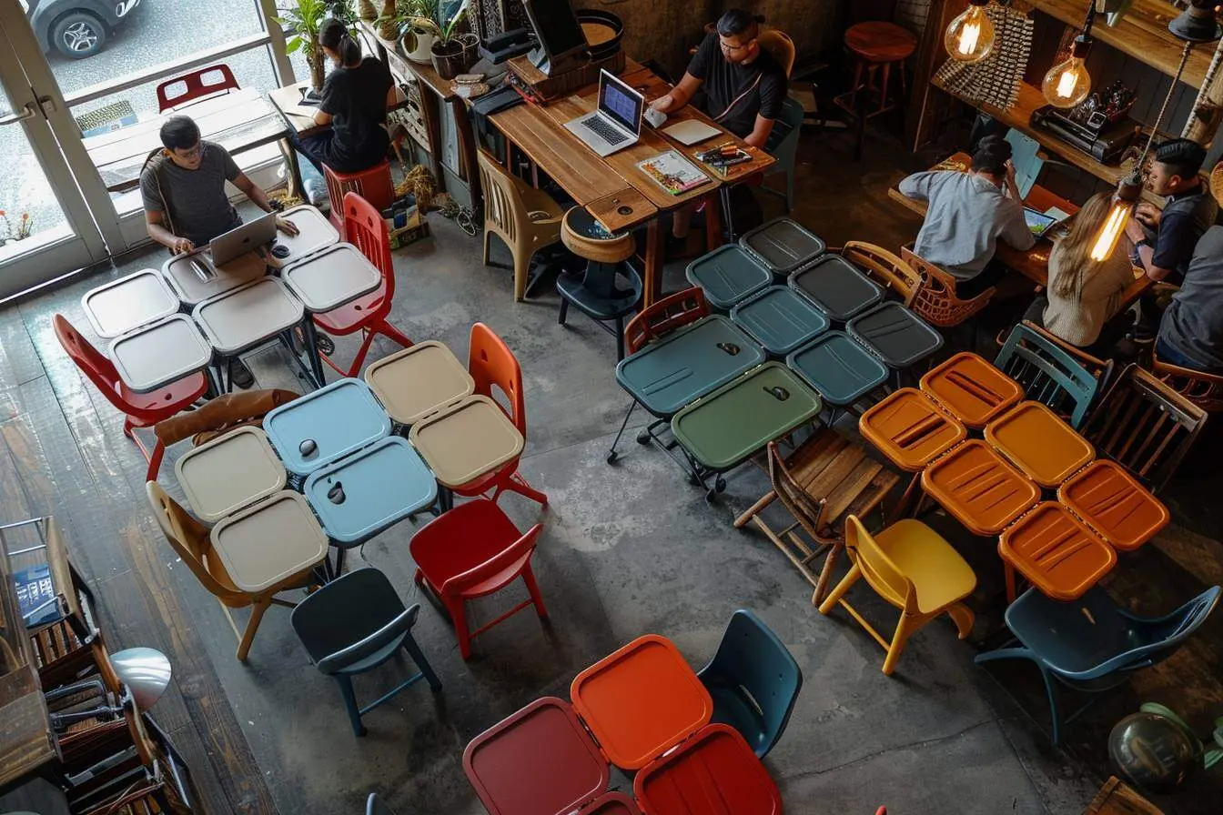 Pourquoi les bureaux pliants ergonomiques d'occasion sont-ils pratiques pour les nomades ?