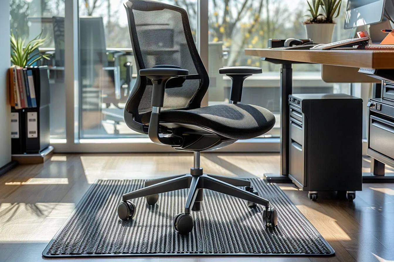 Comment un tapis de sol peut-il aider à préserver votre chaise de bureau reconditionnée ?
