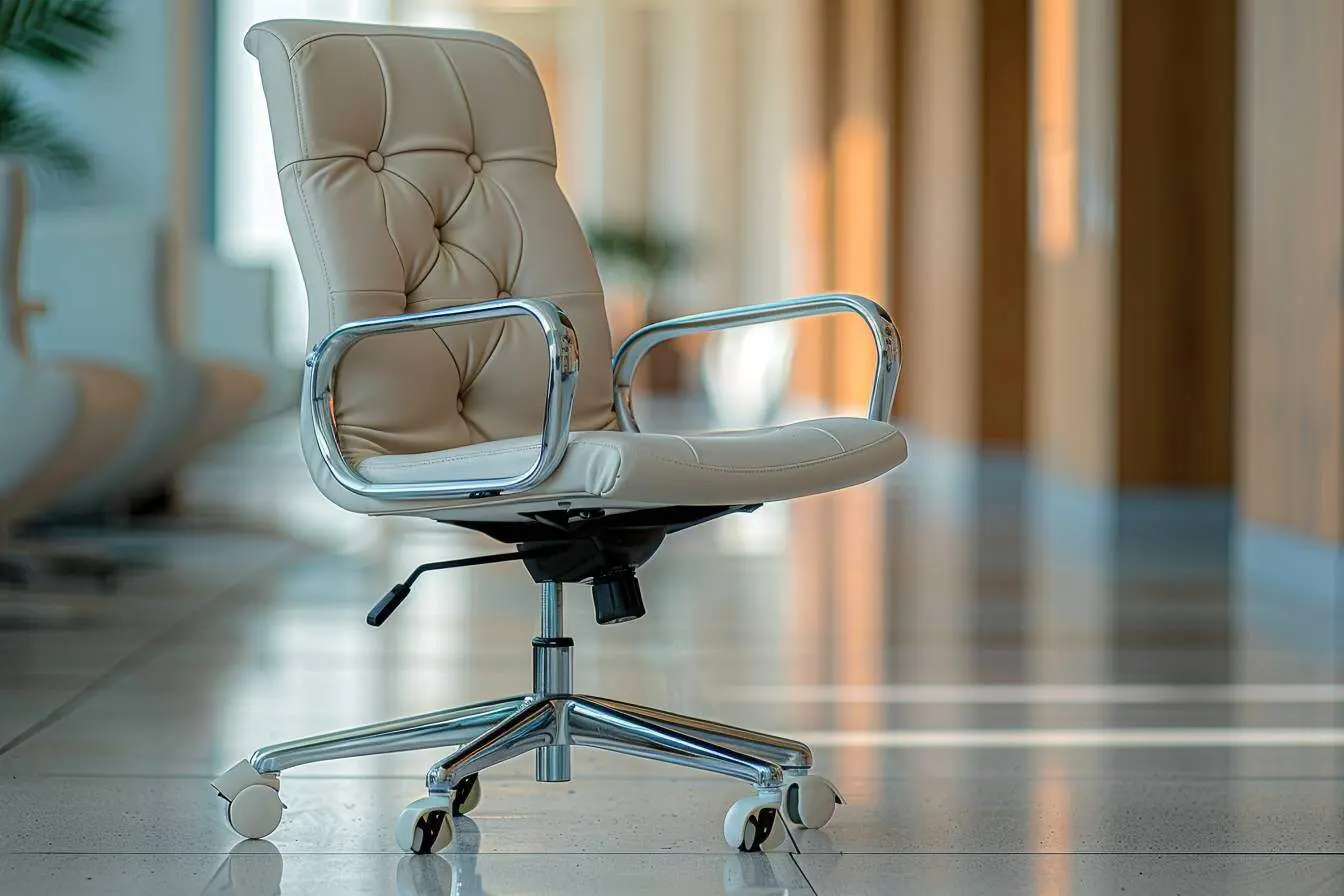 Chaise de bureau reconditionnée : compact et facilement adaptable à divers types d'aménagements