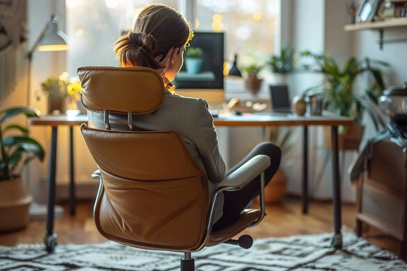 Faut-il ajouter un repose-tête pour soulager la nuque lors de longues heures de travail sur une chaise de bureau reconditionnée ?