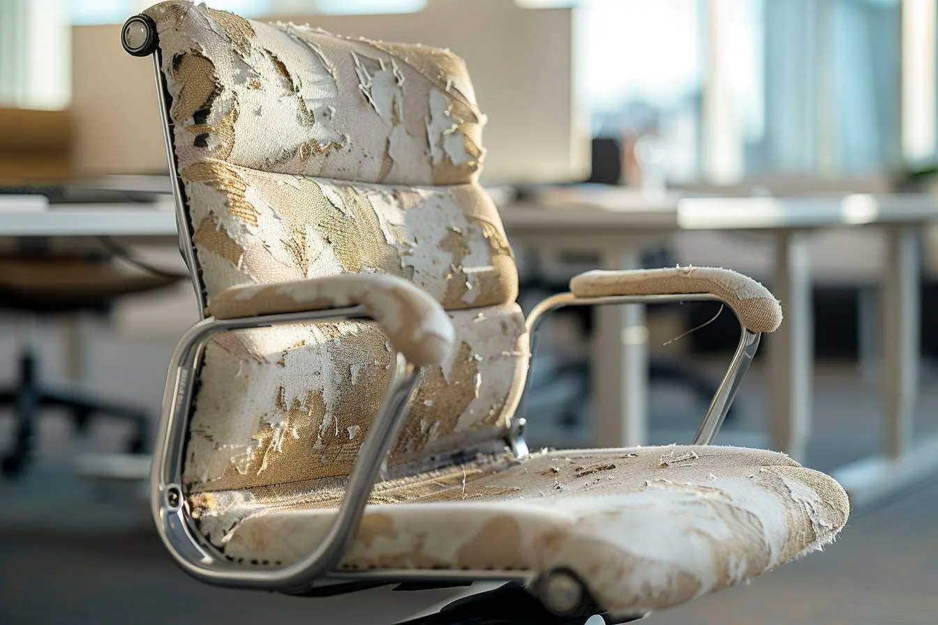 Pourquoi l’état du revêtement d’une chaise ergonomique reconditionnée est-il crucial ?