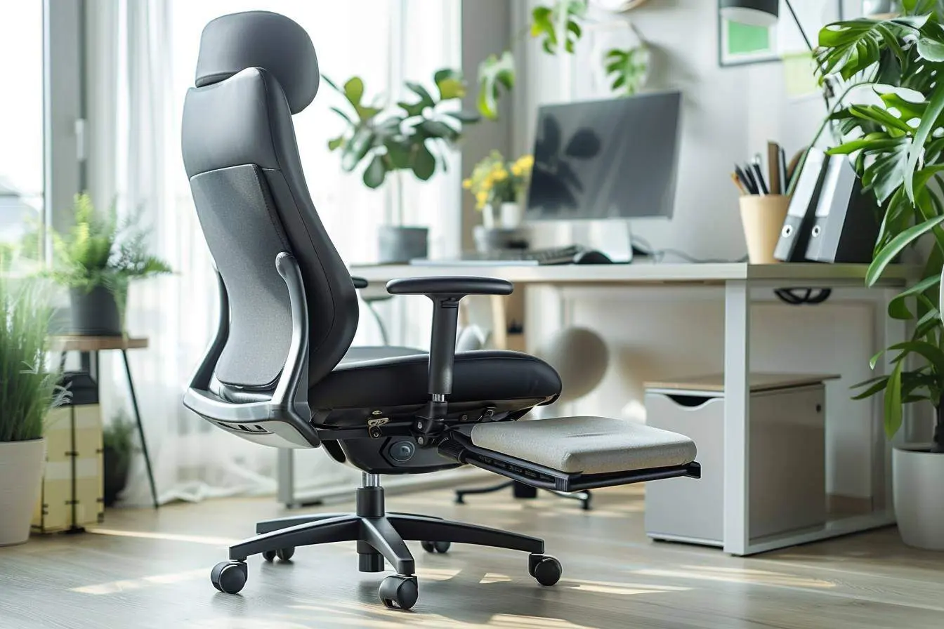 Comment un repose-pieds peut-il optimiser votre posture et réduire la fatigue avec une chaise de bureau reconditionnée ?