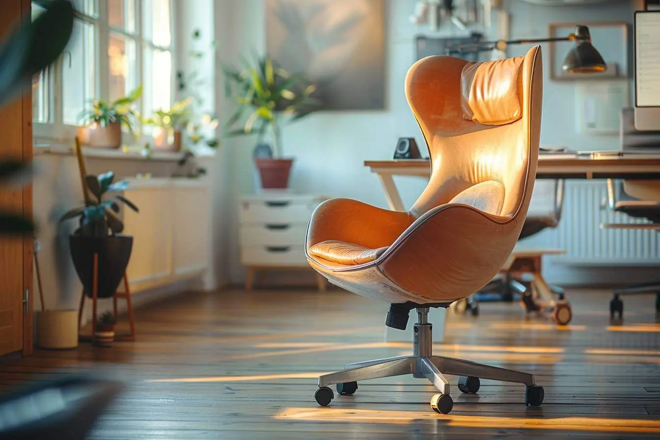 Quels produits naturels peuvent être utilisés pour nettoyer une chaise de bureau reconditionnée sans abîmer ses composants ?