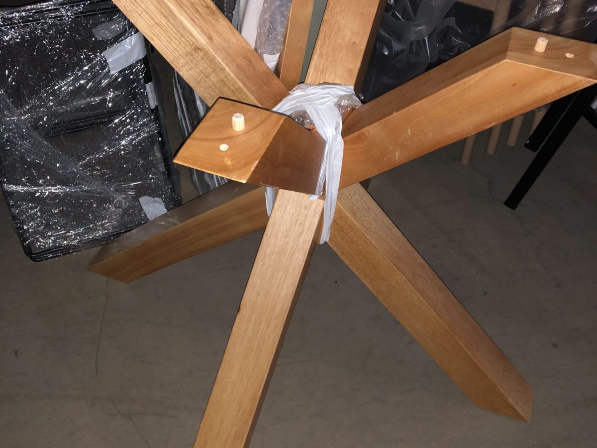 Table de réunion ronde en bois 140cm SHIRLEY - OCCASION – Image 5