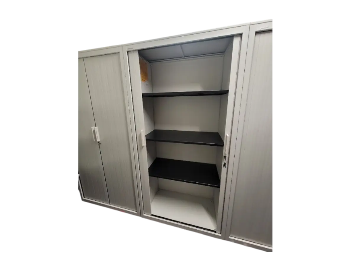 Armoire-haute-blanche-Steelcase-200x100-cm-MEDINA-OCCASION