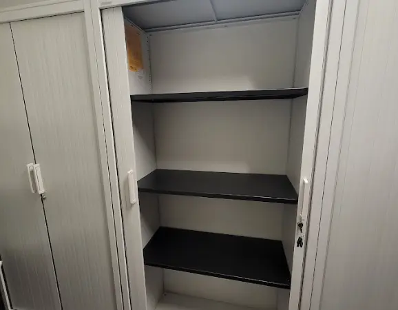 Armoire haute blanche Steelcase 200x100 cm MEDINA - OCCASION – Image 2