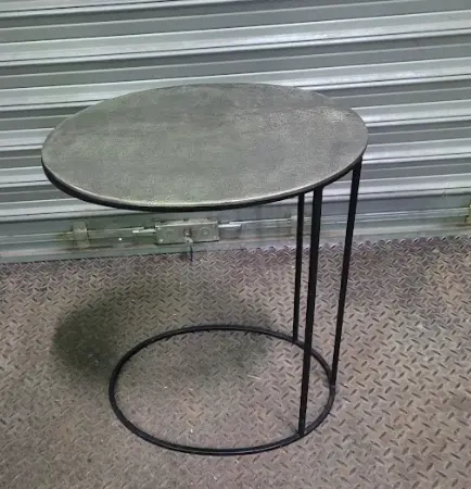 Table d'appoint argentée DESIR 5 - OCCASION – Image 2