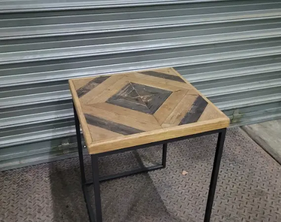 Table basse en bois vieilli DESIR 5 - OCCASION – Image 3