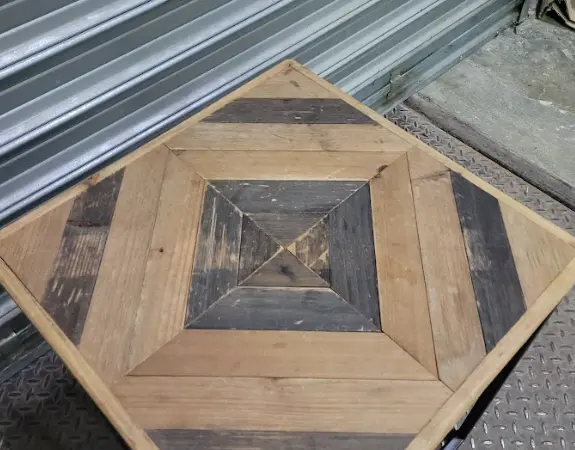 Table basse en bois vieilli DESIR 5 - OCCASION – Image 4