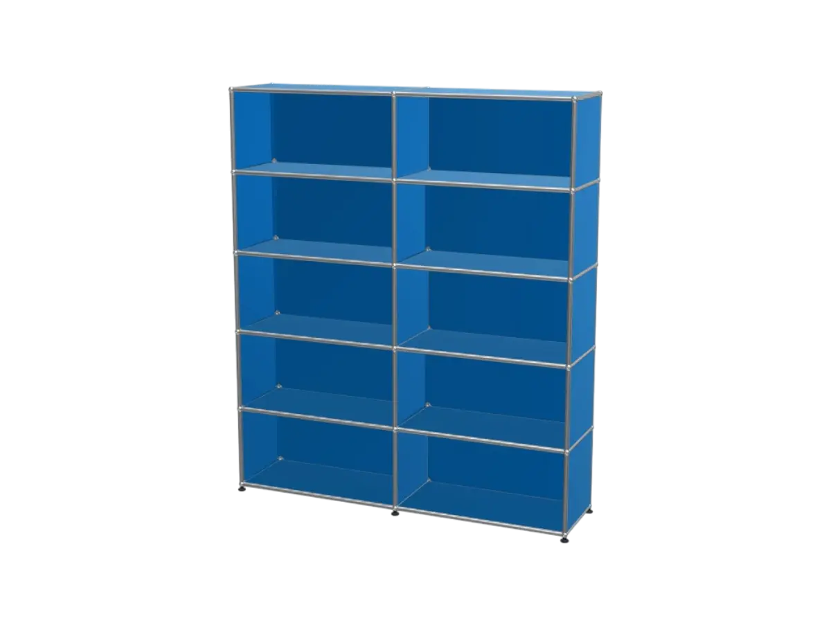 Meubles-USM-bleu-10-cases-ouvertes-OCCASION