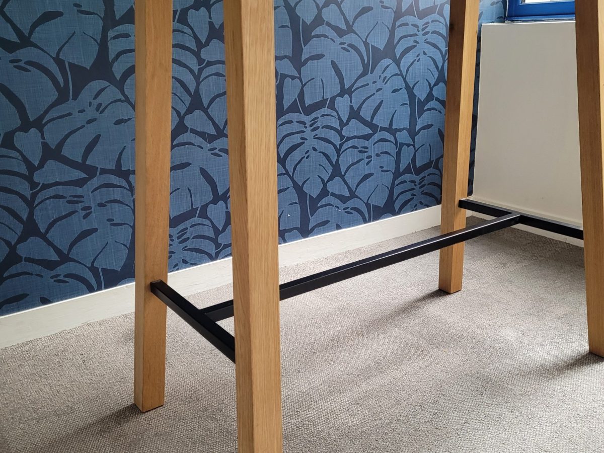 Table haute en bois 104cm - 117x58 ORIANE - OCCASION – Image 4