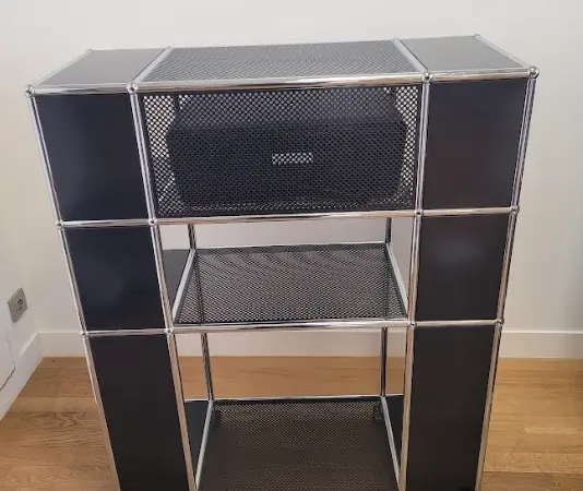 Meuble informatique USM Haller noir - OCCASION – Image 5