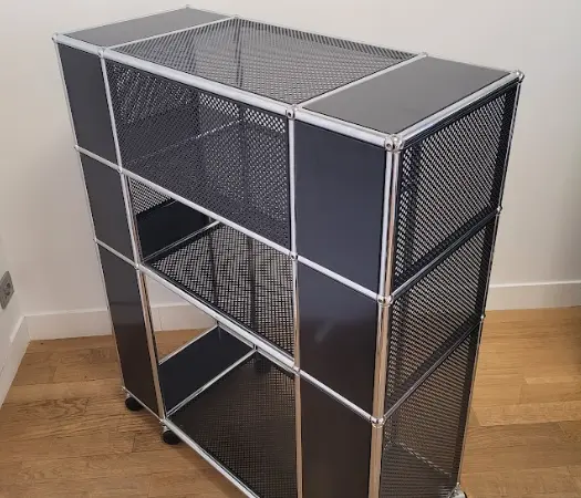 Meuble informatique USM Haller noir - OCCASION – Image 6