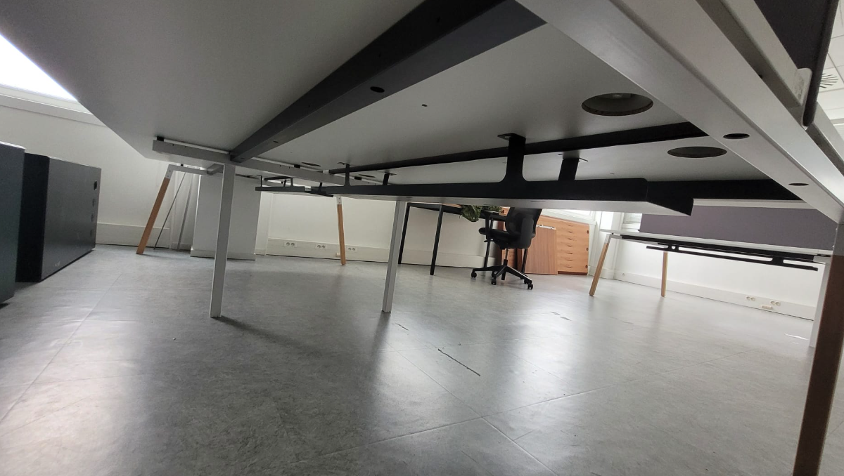 Bench de 4 positions 320x163 Blanc/Bois LABRADOR - OCCASION – Image 5