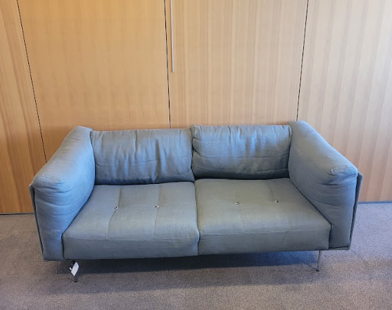 Canapé Living Divani Rod XL 2 personnes gris - OCCASION – Image 2