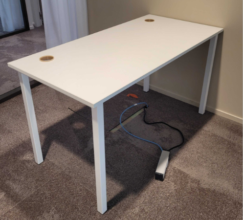 Bureau New-York blanc 118x68 - UPCYCLE – Image 2