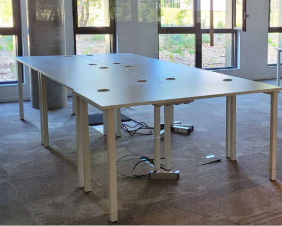 Bureau New-York blanc 118x68 - UPCYCLE – Image 3