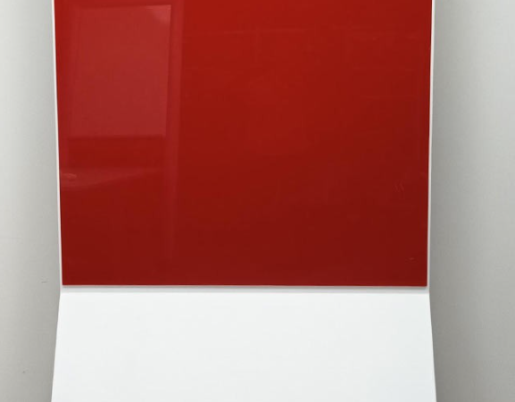 Cloison acoustique sur roulettes Chat Board 120 x180 rouge - OCCASION – Image 3