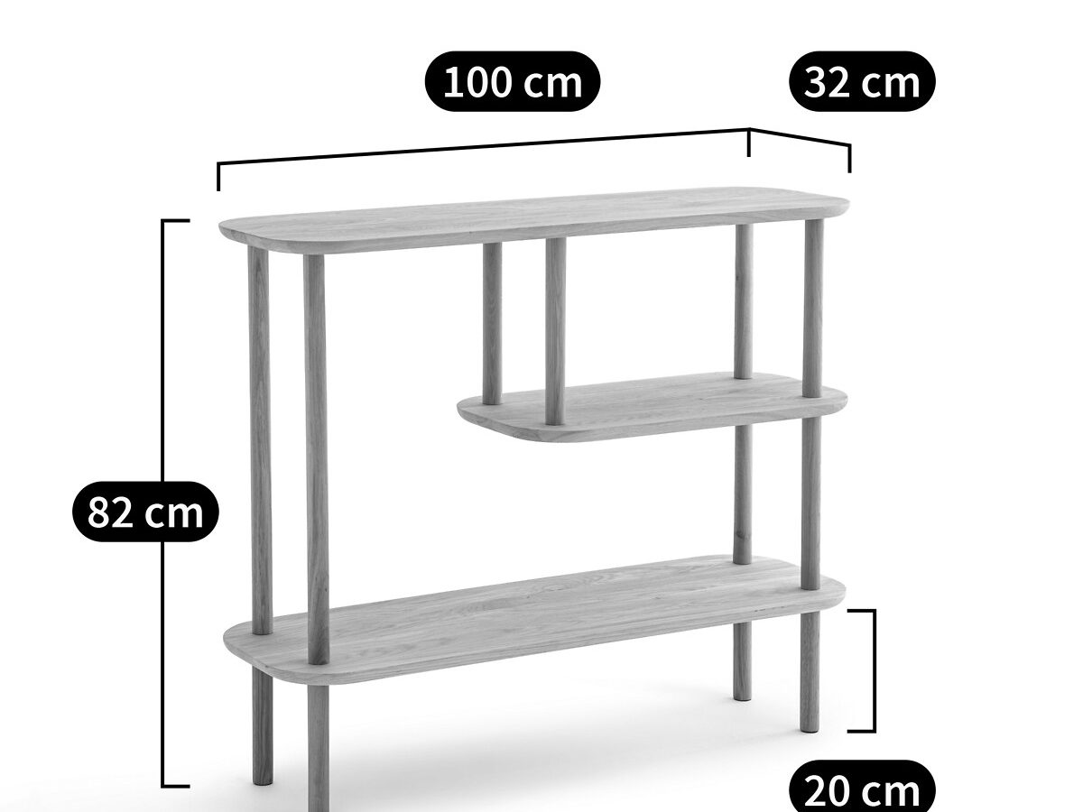 Console en bois chêne massif SMALA 3 - OCCASION – Image 5