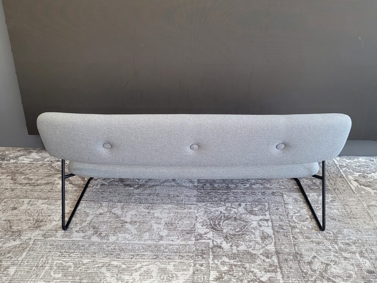 Canapé / Banquette BLA STATION 135x70x70 Gris clair KINA - OCCASION – Image 3