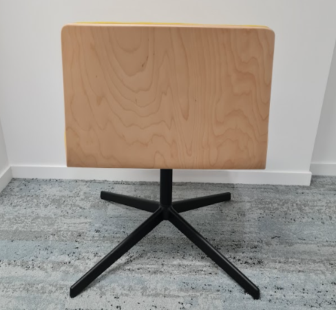 Fauteuil design Lottus Lounge jaune SENSE - OCCASION – Image 4