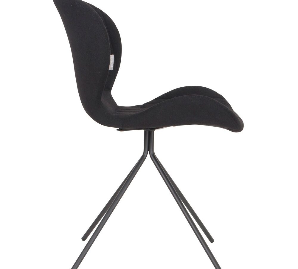 Chaise Zuiver OMG noire- OCCASION – Image 2