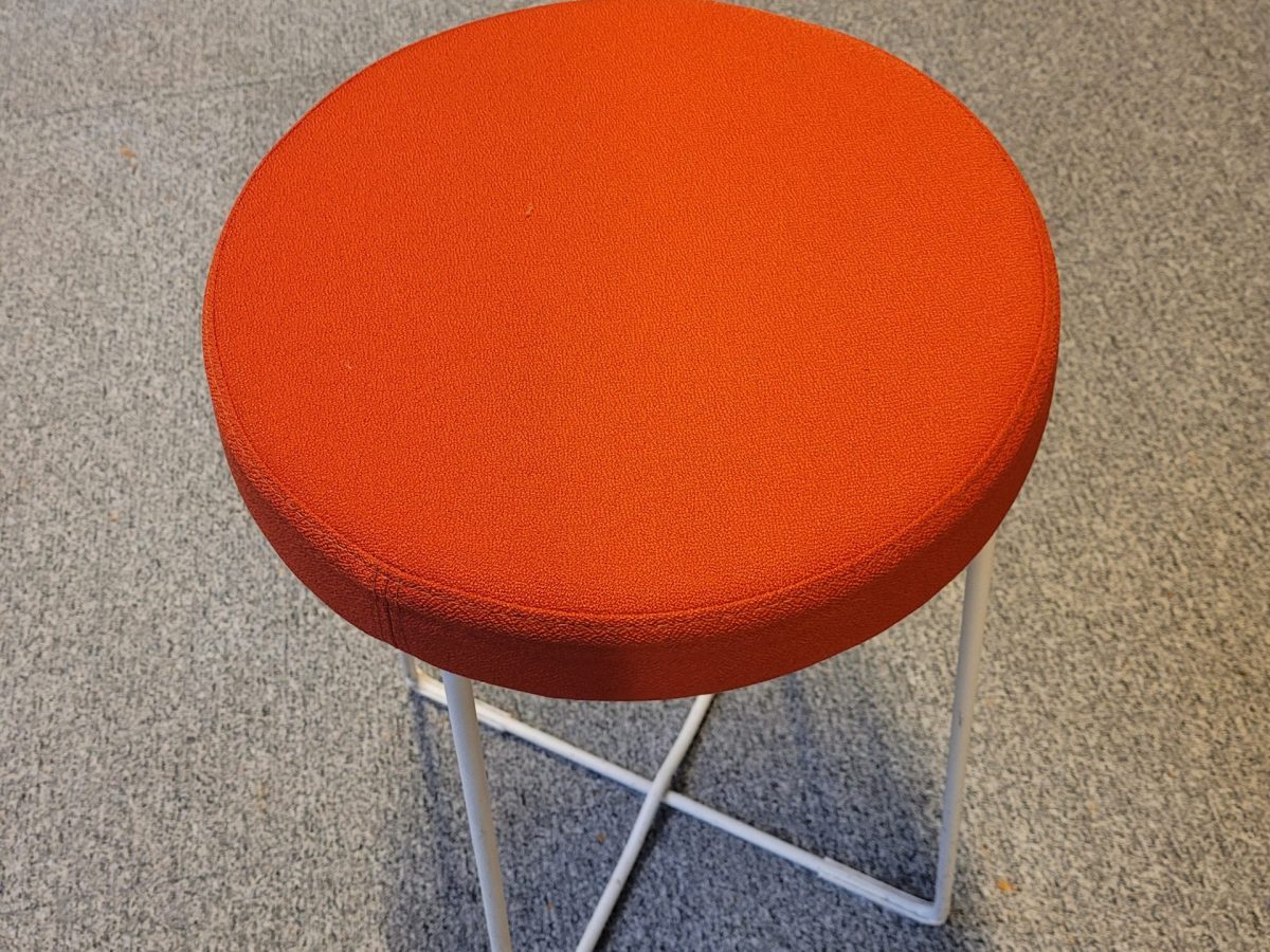 Tabouret mi-haut rouge REANA - OCCASION – Image 2