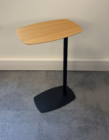 Table d'appoint en bois et métal noir JOBI - OCCASION – Image 2