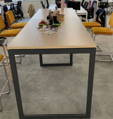 Table haute de réunion 320x100x110 JOBI - OCCASION – Image 3