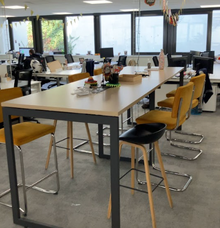 Table haute de réunion 320x100x110 JOBI - OCCASION – Image 2