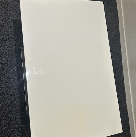 Table basse pied chrome SIDOE - OCCASION – Image 4