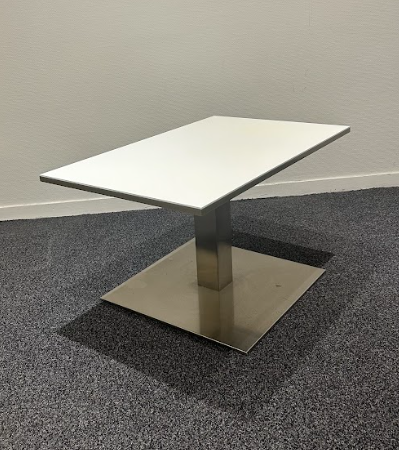 Table basse pied chrome SIDOE - OCCASION – Image 3