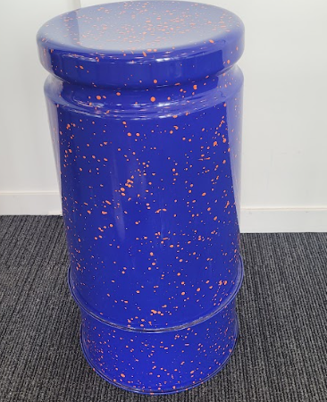 Tabouret HEM Last stool Bleu DESIR 8 - OCCASION – Image 2