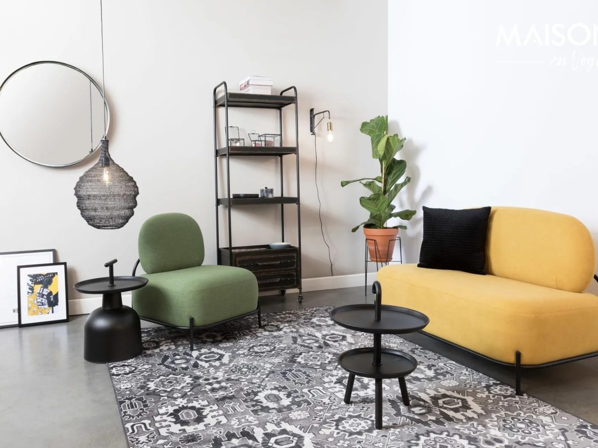 Chauffeuse Zuiver POLLY vert bouteille - OCCASION – Image 2