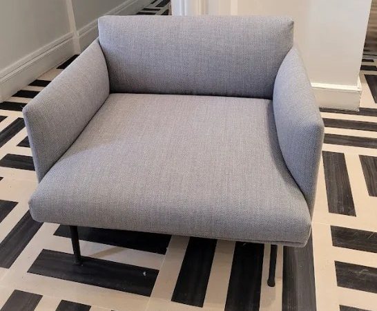 Chauffeuse lounge grise DESIR - OCCASION – Image 2