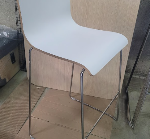 Chaise haute Narbutas KARAOKE blanc/bois - OCCASION – Image 3