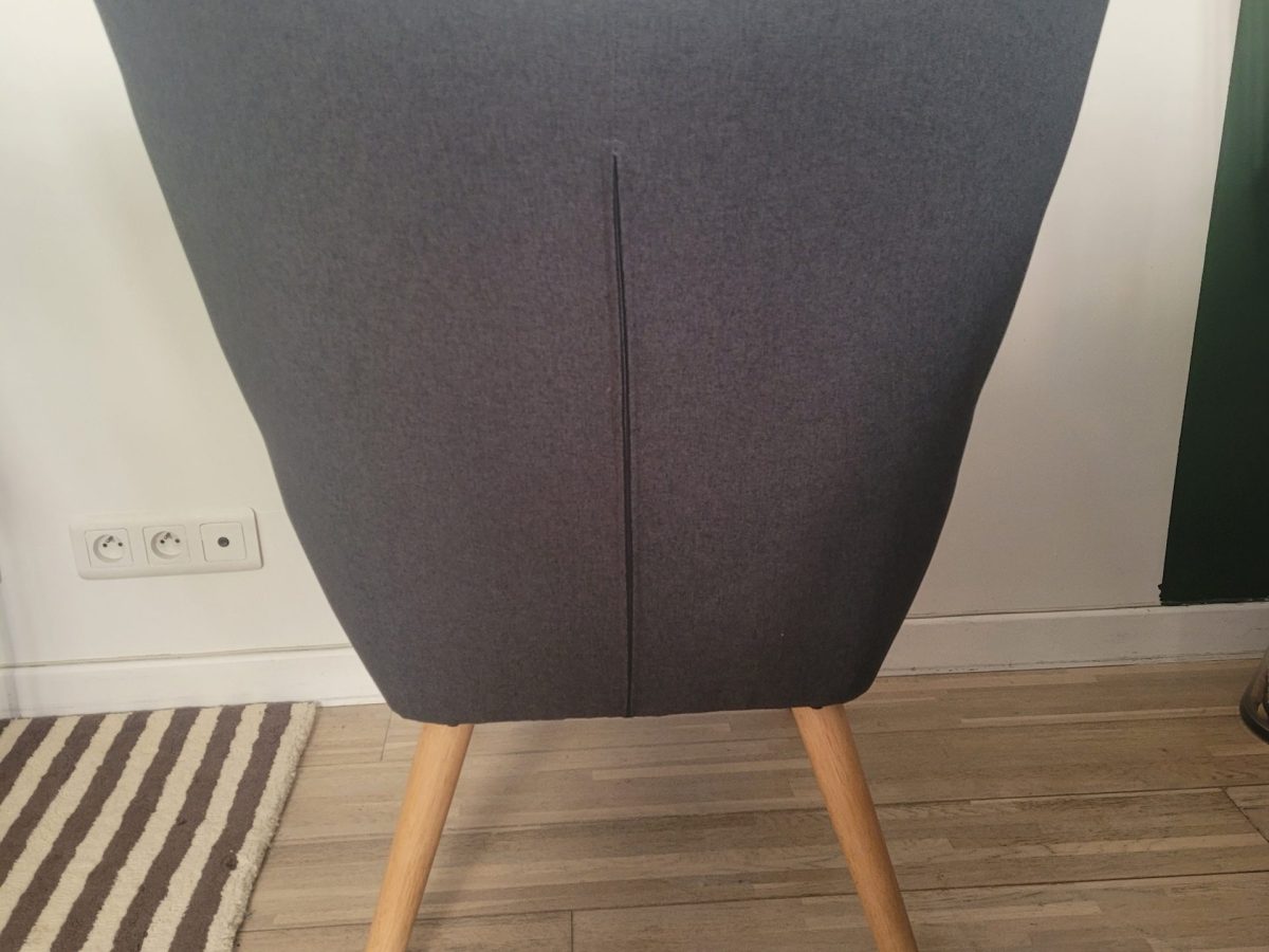 Fauteuil lounge scandinave AUBY - OCCASION – Image 4