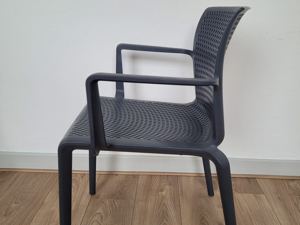 Chaise empilable DOCKER DISQUE gris - OCCASION – Image 4