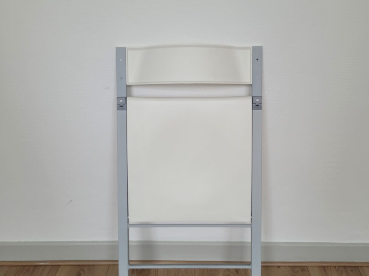 Chaise pliante Argal BCMS blanche - OCCASION – Image 8