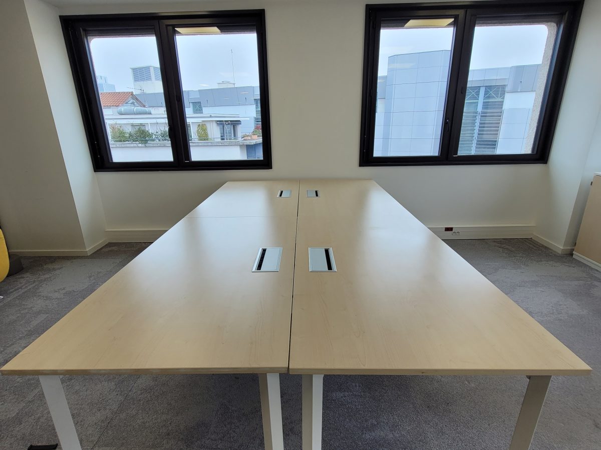 Bureau individuel Kinnarps GRETA 140x80 cm - OCCASION – Image 7