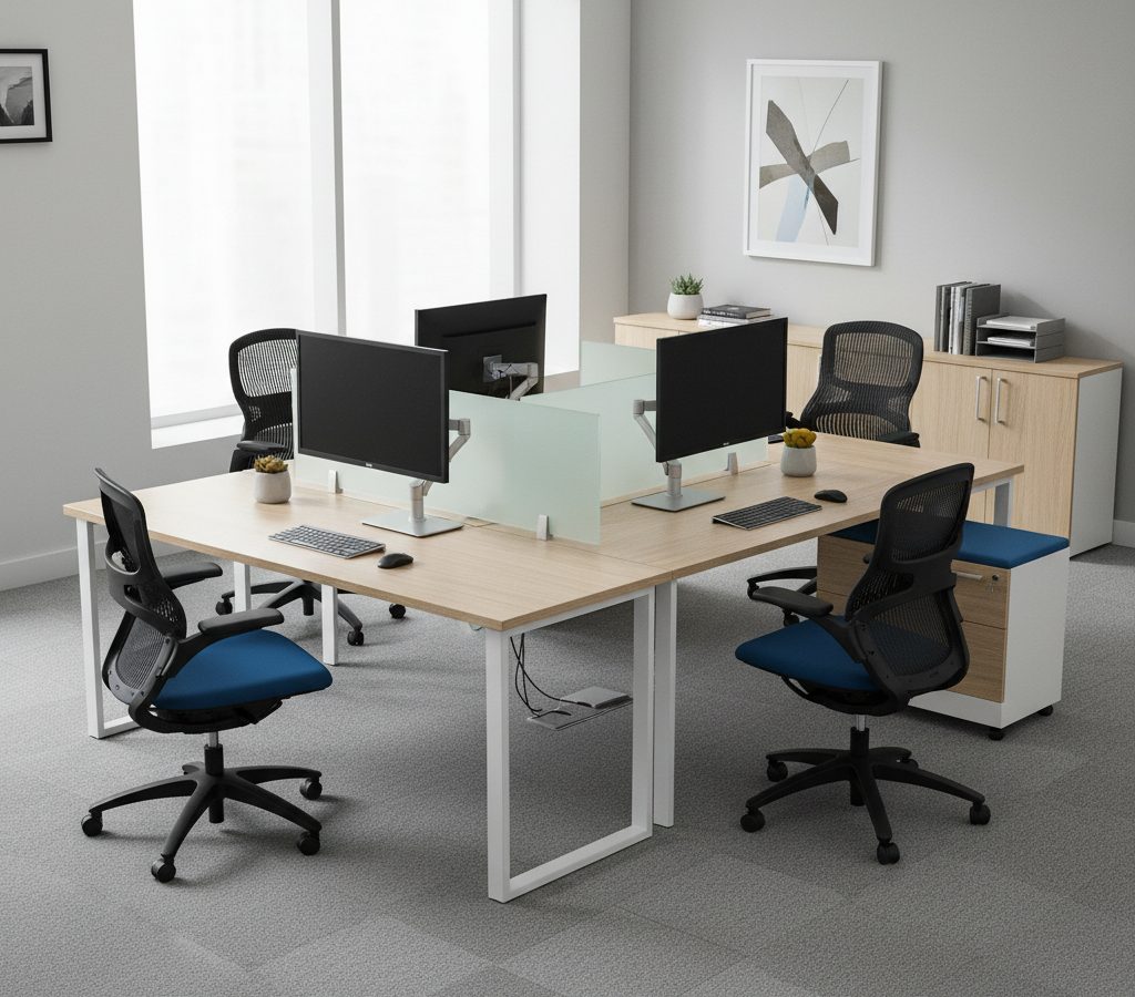 Siège Knoll GENERATION bleu - OCCASION – Image 2