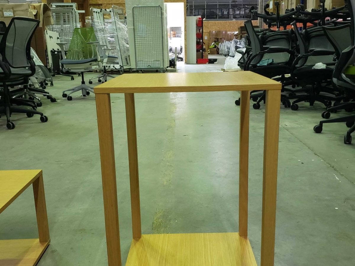 Table basse en bois carré 45x45 cm - Moyen DISCO - OCCASION – Image 2