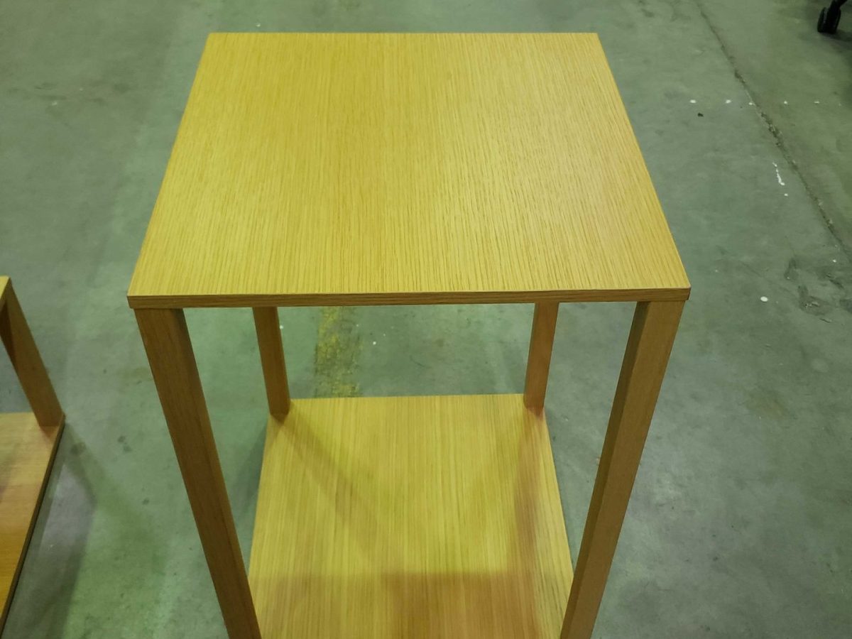 Table basse en bois carré 45x45 cm - Moyen DISCO - OCCASION – Image 3